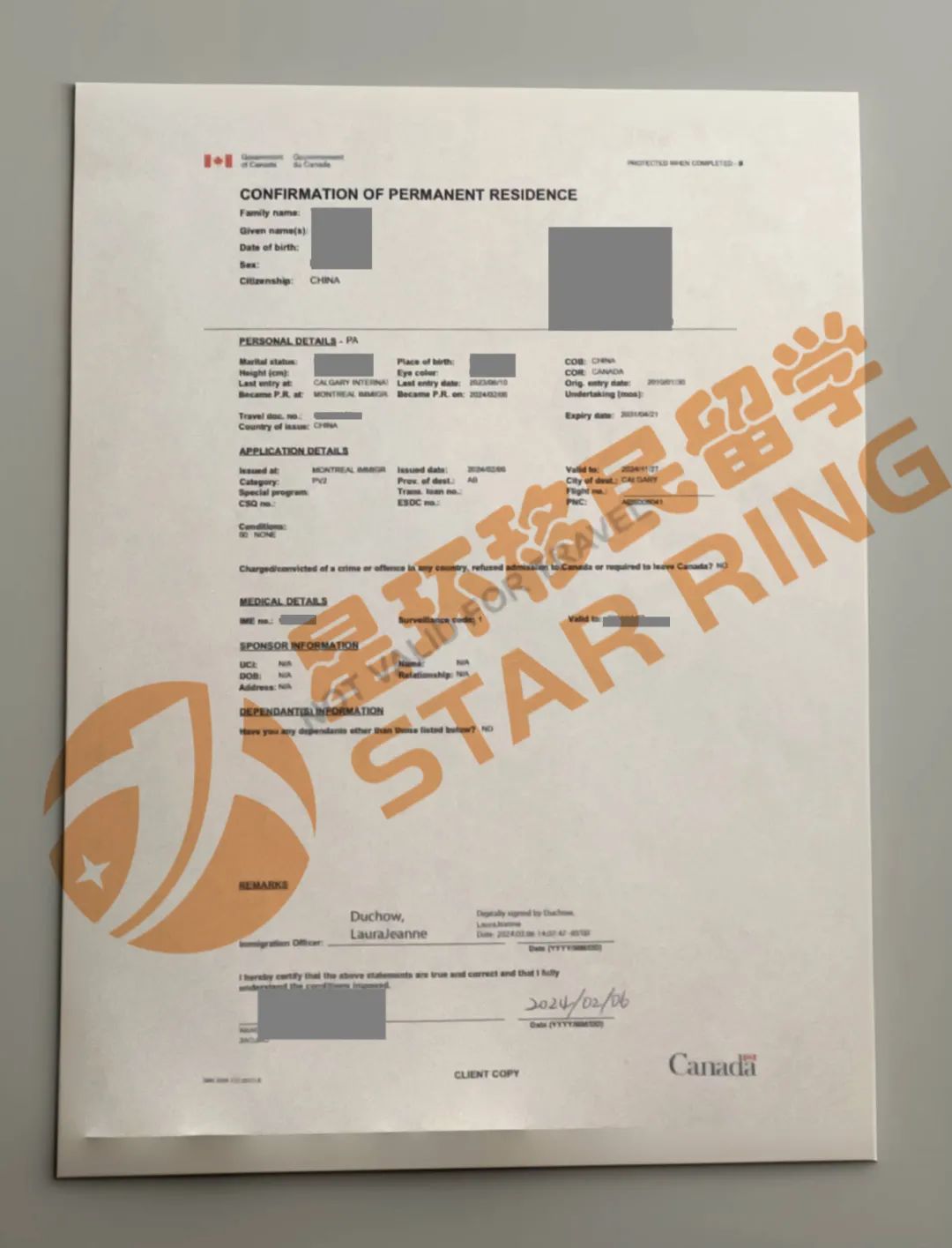 成功案例丨学签与父母陪读&法语人才流动工签&阿省雇主担保快速通道